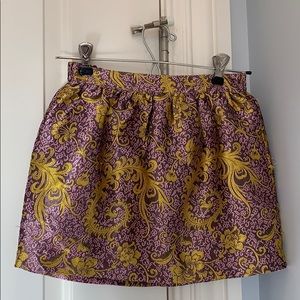 Beautiful purple and gold Peek skirt